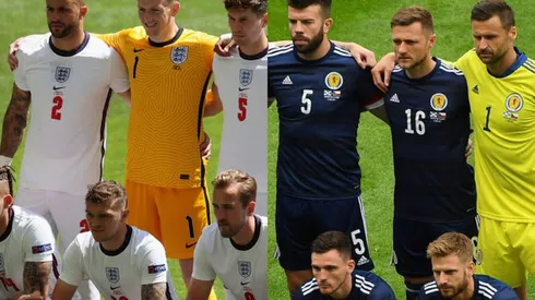 Inglaterra y Escocia se miden en la Eurocopa 2020.