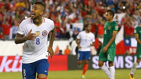 Arturo Vidal marcó en el último Chile vs. Bolivia por Copa América
