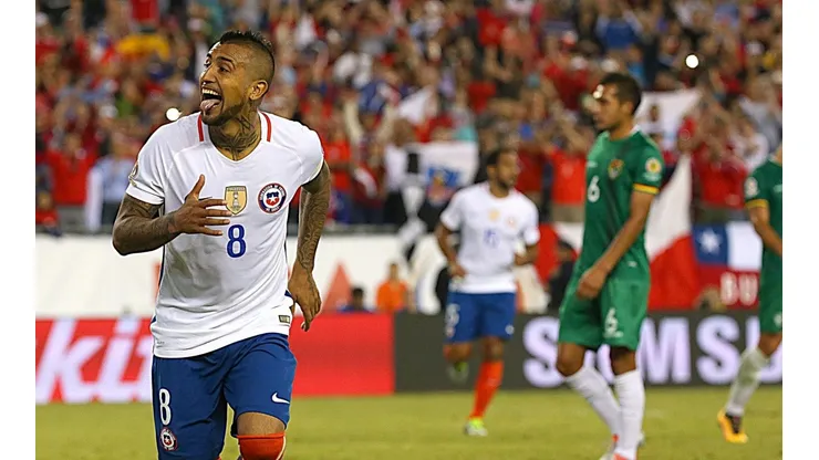 Arturo Vidal marcó en el último Chile vs. Bolivia por Copa América