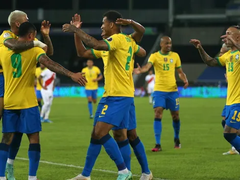 Brasil saca chapa de campeón tras goleada a Perú