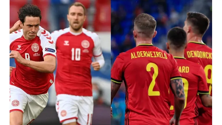 Dinamarca recibe la visita de Bélgica por la Eurocopa.