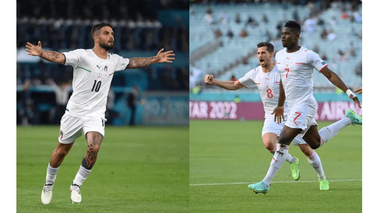 Italia vs. Suiza.