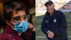 Karina Oliva, que perdió en las elecciones, ninguneó la carrera de Nelson Acosta. (Fotos: Agencia UNO)