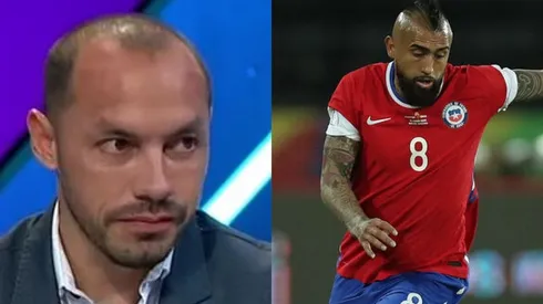 Marcelo Díaz se refirió a Arturo Vidal. (Foto: TNT Sports y Getty Images)