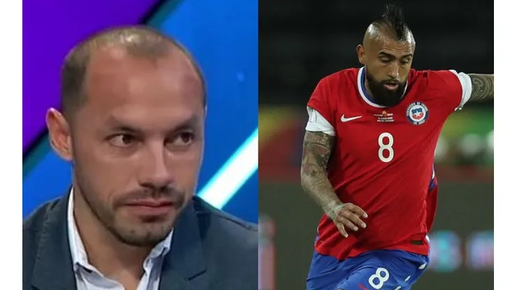 Marcelo Díaz se refirió a Arturo Vidal. (Foto: TNT Sports y Getty Images)
