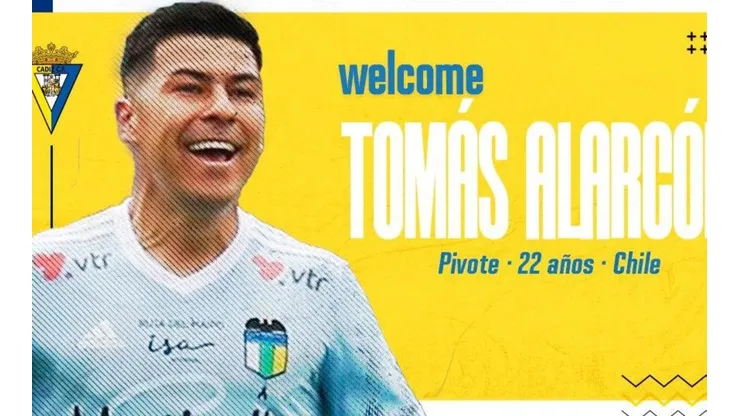 Tomás Alarcón presentado como refuerzo del Cádiz.