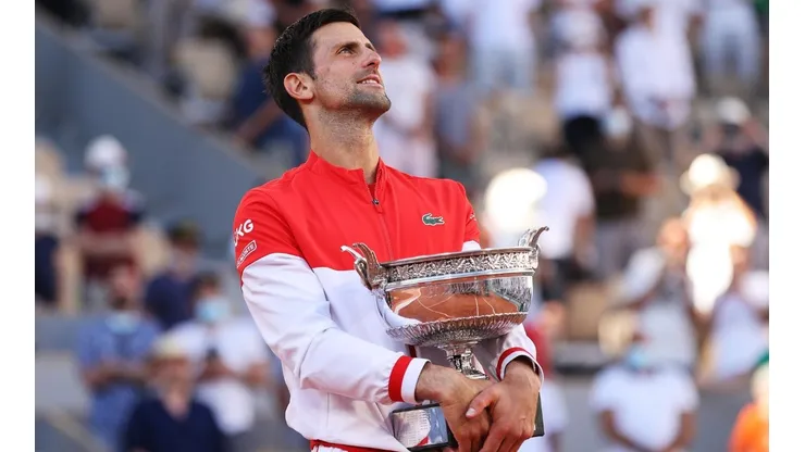 Novak Djokovic, el nuevo campeón de Roland Garros 2021. (Foto: Getty Images)