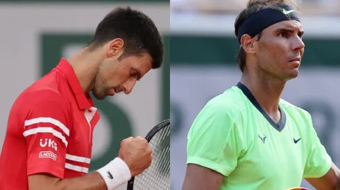 Novak Djokovic y Rafael Nadal protagonizarán una de las semifinales de Roland Garros. (Fotos: Getty Images)