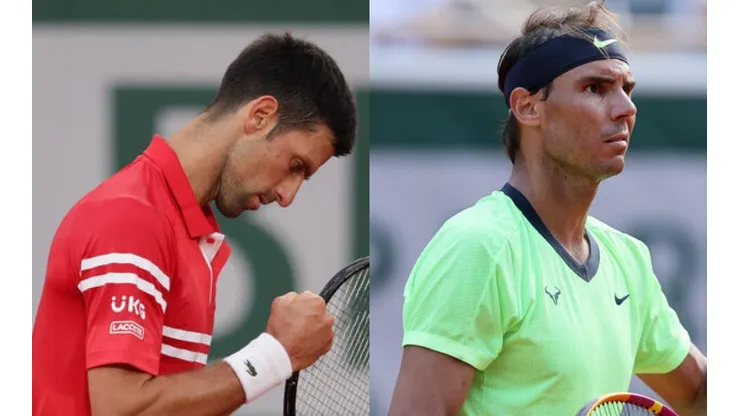 Novak Djokovic y Rafael Nadal protagonizarán una de las semifinales de Roland Garros. (Fotos: Getty Images)