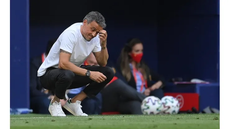 Luis Enrique se acordó de Chile en conferenia de prensa en España. (Foto: Getty Images)