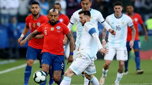 La última vez que Chile enfrentó a Argentina por Copa América fue en Brasil 2019. (Foto: Getty Images)