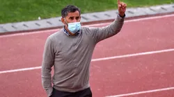 Miguel Ponce tuvo duras palabras para los árbitros en el partido frente a Colo Colo. (Foto Agencia UNO)