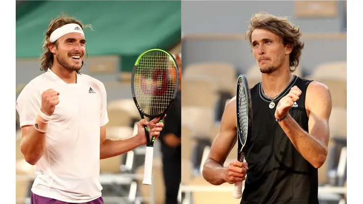 Stefanos Tsitsipas y Alexander Zverev se enfrentan en la primera semifinal de Roland Garros 2021