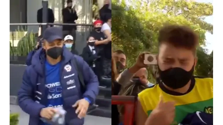 El enorme gesto de Alexis Sánchez con un niño de argentino. (Foto: Capturas)