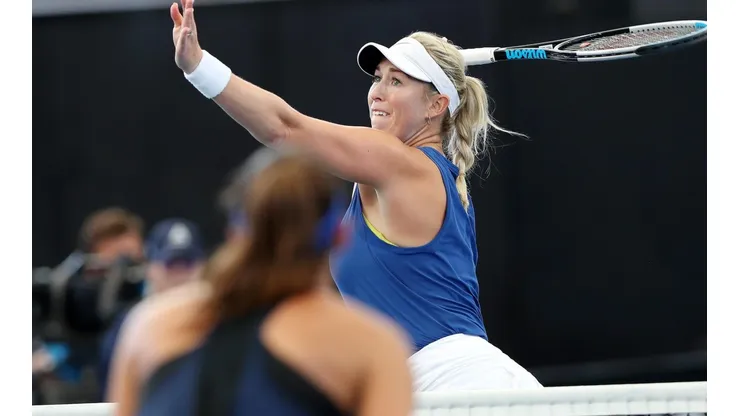 Alexa Guarachi le dice adiós al dobles mixto de Roland Garros. (Foto: Getty Images)