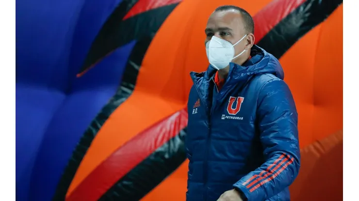 Rafael Dudamel en la Universidad de Chile. (Foto: Agencia Uno)