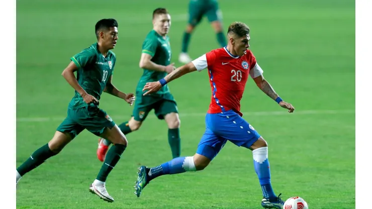 Chile enfrentando a Bolivia en Rancagua. (Foto: Agencia Uno)