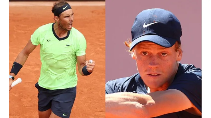 Rafael Nadal enfrentará a Jannik Sinner en cuarta ronda de Roland Garros. (Fotos: Getty Images)