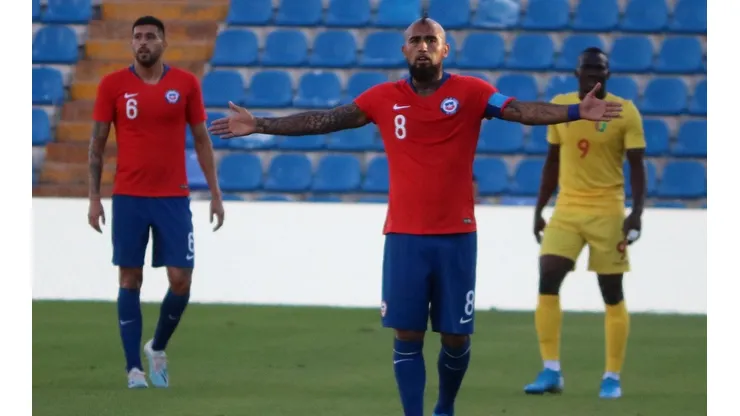 Arturo Vidal en la Selección Chilena. (Foto: Agencia Uno)