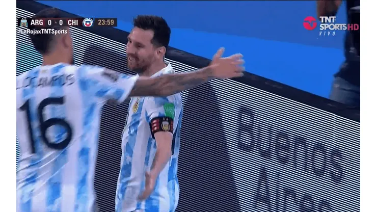 Argentina se adelante con gol de Lionel Messi de penal (TNT Sports)