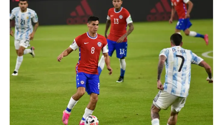 Pablo Galdames en la Selección Chilena. (Foto: Agencia Uno)