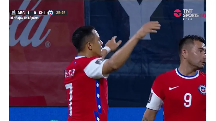 Alexis Sánchez iguala el partido para la Selección Chilena