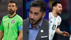 Herrera analiza el versus de Lionel Messi y Claudio Bravo