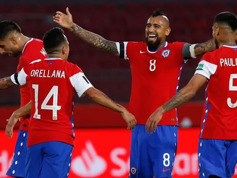 Arturo Vidal celebró con todo el empate de la Selección Chilena