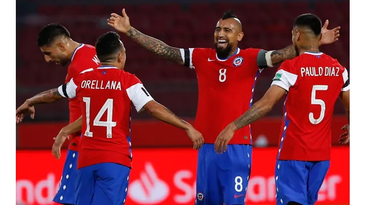 Arturo Vidal en la Selección Chilena. (Foto: Agencia Uno)