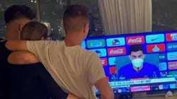 La familia observó muy atento el debut de Pablo Galdames en Clasificatorias