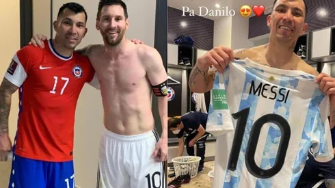Lionel Messi y Gary Medel hacen las paces tras lo ocurrido en Copa América