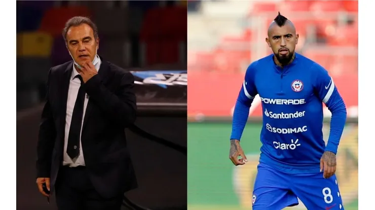 Martín Lasarte se refiere a la ausencia de Arturo Vidal tras el empate con Argentina