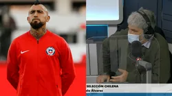 Guarello: “Acá en Chile es el King, allá en Italia es Arturo Vidal”. (Foto: Agencia Uno / Captura)
