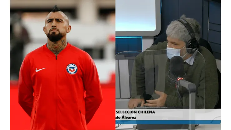 Guarello: “Acá en Chile es el King, allá en Italia es Arturo Vidal”. (Foto: Agencia Uno / Captura)