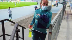 José Pedro Fuenzalida volvió a Chile tras su contagio de Covid-19 en Uruguay. (Foto: Agencia UNO)