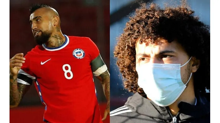 Maximiliano Falcón habló sobre Arturo Vidal. (Fotos: Agencia UNO)