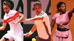 Roland Garros tendrá su segunda jornada con Medvedev, Federer y Williams liderando la programación
