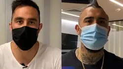 Claudio Bravo y Arturo Vidal llaman a vacunarse contra el Covid-19