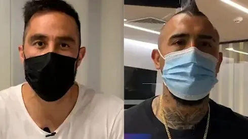 Claudio Bravo y Arturo Vidal llaman a vacunarse contra el Covid-19