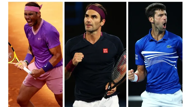 El Big 3 dirá presente en Roland Garros. (Fotos: Getty Images)