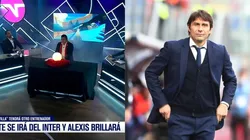 Marcelo Vega anticipó la salida de Antonio Conte del Inter de Milán (Foto: TNT Sports y Getty)