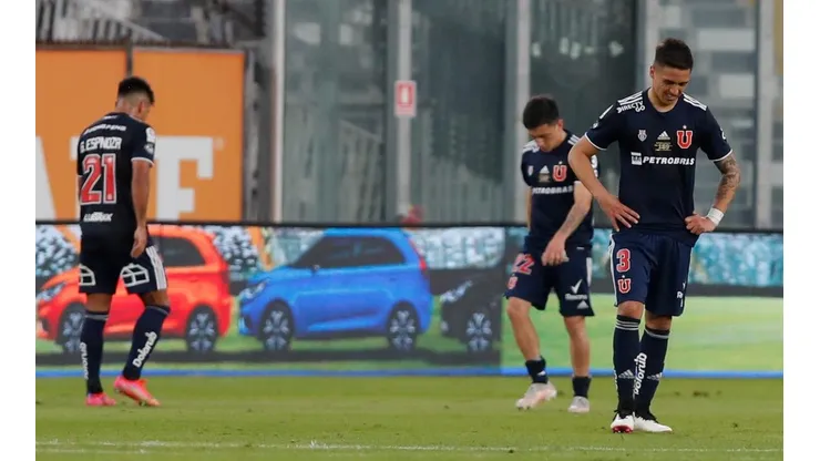 Universidad de Chile no pudo ante Everton y extiende una negativa racha de 4 años. (Foto: Agencia UNO)