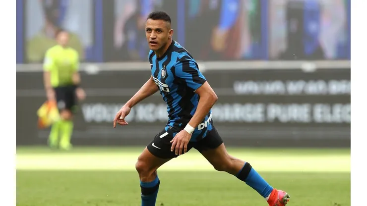 Alexis Sánchez participa del último encuentro del Inter de Milán