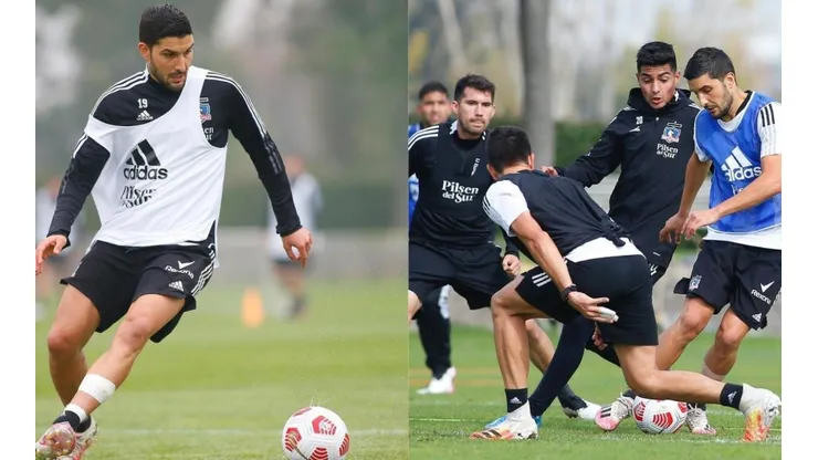 Nicolás Blandi se muestra activo en redes sociales tras decidir quedarse en Colo Colo (Foto: Colo Colo y Sebastián Ordenes, Nicolasblandi en Instagram)