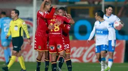 Unión Española derrota a la Universidad Católica y consigue su segundo triunfo seguido. (Foto: Agencia UNO)