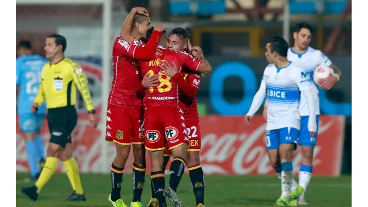 Unión Española derrota a la Universidad Católica y consigue su segundo triunfo seguido. (Foto: Agencia UNO)