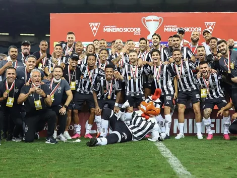 Atlético Mineiro con Eduardo Vargas se coronó campeón del torneo estadual