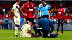 Nicolás Castillo tuvo que convivir constantemente con las lesiones en el América. (Foto: Agencia UNO)