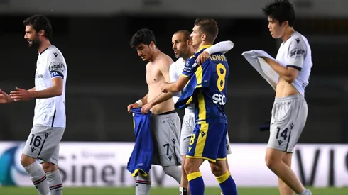 Gary Medel presente en el empate del Bologna sobre Hellas Verona. (Foto: Getty Images)
