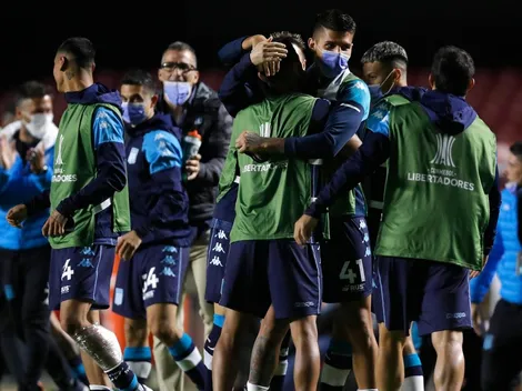 Arias, Mena y Díaz en octavos de final de la Copa Libertadores con Racing Club